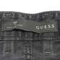 Mens Black Dark Wash Stretch Pockets Slim Fit Denim Tapered Jeans Sz 30x30 image number 3