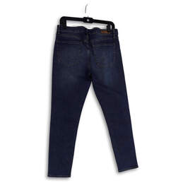 NWT Womens Blue Denim Medium Wash Kontent Mid Rise Cropped Jeans Size 11/12 alternative image