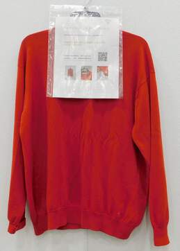 Burberry Womens Size 44 Red Long Sleeve Shirt W/COA
