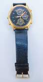 Men's Seiko Quartz World Timer 5T52-6A39 Black Lizard & Gold Tone Chronograph Watch image number 1