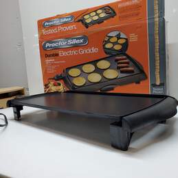 Proctor Silex Untested P/R Open Box* Durable Electric Griddle Nonstick alternative image