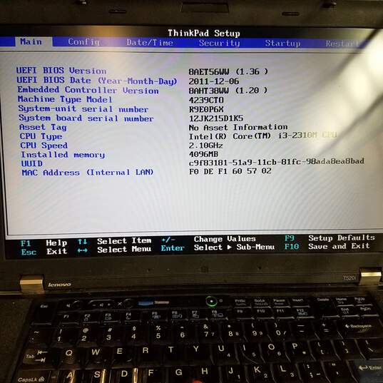 Lenovo ThinkPad T520i 15in Laptop Intel i3-2310M CPU 4GB RAM & HDD image number 8