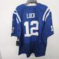 NFL On The Field Jersey Blue #12 Luck image number 2