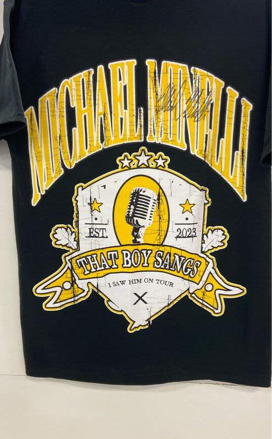 Signed Michael Minelli 2023 Tour T-Shirt Sz. M image number 3