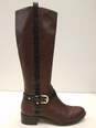 Vince Camuto Vincina Brown Leather Zip Tall Knee Riding Boots Women's Size 9 M image number 6