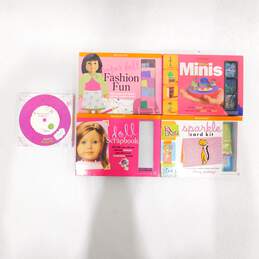 American Girl Craft Books Paper Dolls Micro Minis Scrapbook Sparkle Card Kit