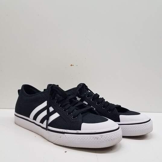 Adidas Originals Nizza Black/White Men's Casual Shoes Size 10 image number 3