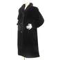 Vintage Hillmoor New York Women's Black & Brown Trim Faux Fur Evening Dress Coat image number 1
