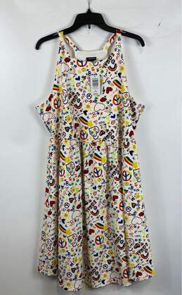 NWT Torrid Womens Multicolor Pride Print Knee Length Pullover Tank Dress Size 2