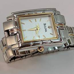 Designer Bulova Gold-Tone Stainless Steel Quartz Analog Dress Wristwatch alternative image