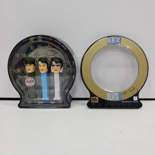 Elvis Presley PEZ Dispenser Set w/ Tin image number 1