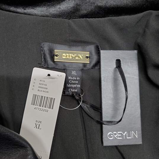 Anthropologie Greylin Black Velvet Blazer Jacket NWT Size XL image number 3