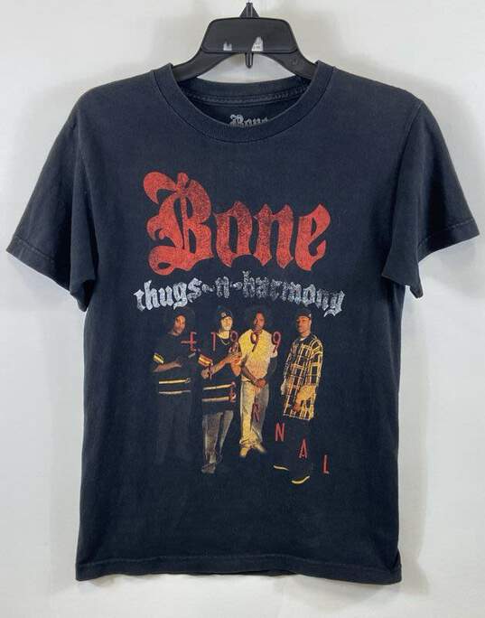 Bone Thugs N Harmony Men Black Graphic T Shirt S image number 1