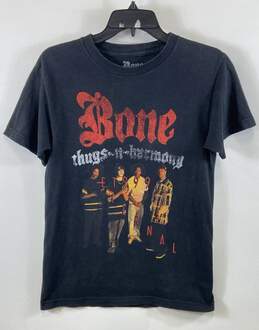 Bone Thugs N Harmony Men Black Graphic T Shirt S