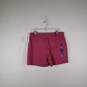 NWT Womens Rosette Wash Flat Front Slash Pockets Chino Shorts Size 14 image number 2