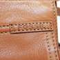 Fossil Leather North South Crossbody Terracotta image number 8