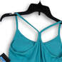 NWT Womens Blue Round Neck Spaghetti Strap Pullover Camisole Top Size M image number 2