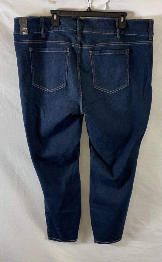 Torrid Jegging Blue Denim Jeans - Size 4X image number 2