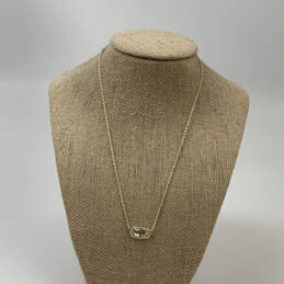 Designer Kendra Scott Elisa Dichroic Glass Pendant Necklace w/ Dust Bag