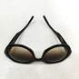 Judith Leiber 'Fushia' Lense Havana Brown Frame Oversized Sunglasses, Box & Dust Bag NWT with COA image number 6