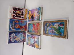 Bundle of 7 Disney Animated VHS Home Video Cassette Tape Movies