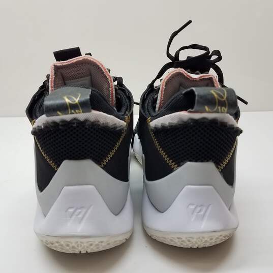 Jordan Why Not Zer0.2 SE Black Vast Grey Sneakers Size 12 image number 4