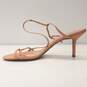 Raye Leather Strappy Sandal Peach 9 image number 3