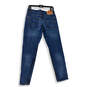 Mens Blue 514 Dark Wash Pockets Denim Straight Jeans Size 30X32 image number 2