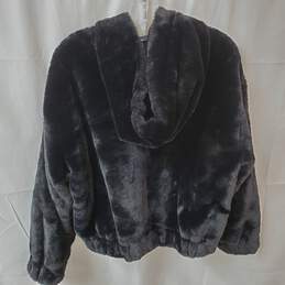 We The Free Free People Faux Fur Jacket in Black Women's Size Small alternative image