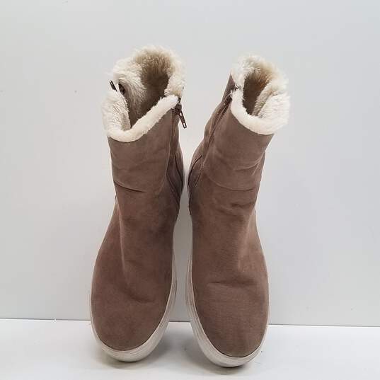 Mia Faux Fur Lined Sneaker Boots Beige 10 image number 6