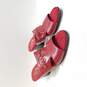A2 By Aerosoles Women's Red Faux Leather Mules Size 7.5 image number 3