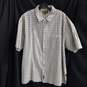 Timberland Men's Gray Plaid Short Sleeve Button-Up Shirt Size XL image number 1