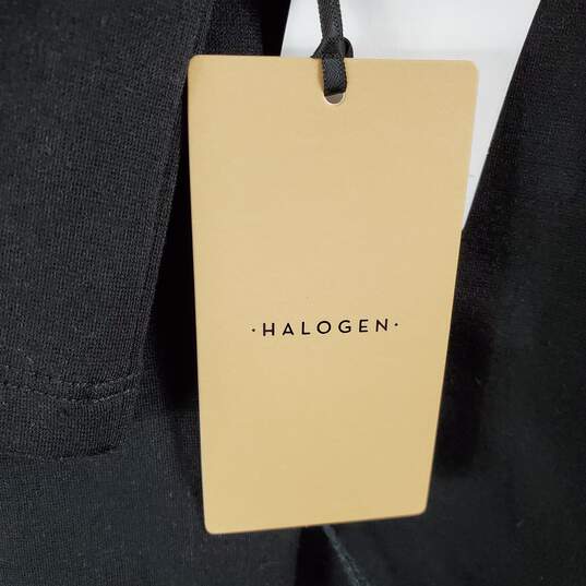Halogen Women Black Tunic Short Sleeve Top XS NWT image number 5