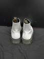 Dr. Martens Luna White Leather Combat Boots Size 7 image number 4