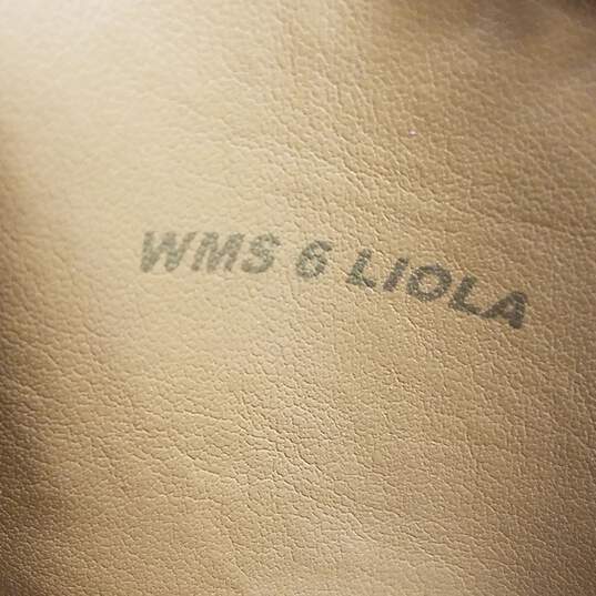 Report Women's Liola Brown Leather Tall Boots Size 6 image number 8