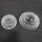 Pair of Clear Cut Crystal Bowls image number 3