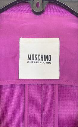 Moschino Women Purple Blazer - Size 6 alternative image