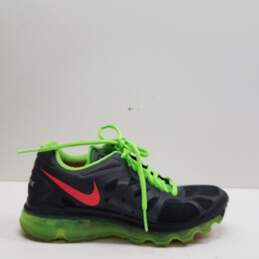 Nike Air Max+ Black, Neon Green Sneakers 487679-063 Size 6