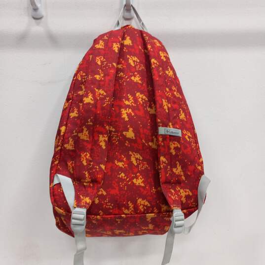 Columbia Unisex Red, Yellow and Orange Backpack image number 2