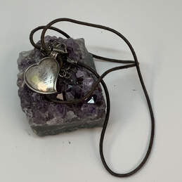 Designer Silpada 925 Sterling Silver Heart Shape Pendant Necklace