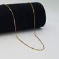 10k Gold 1mm Box Chain Necklace 4.0g image number 3