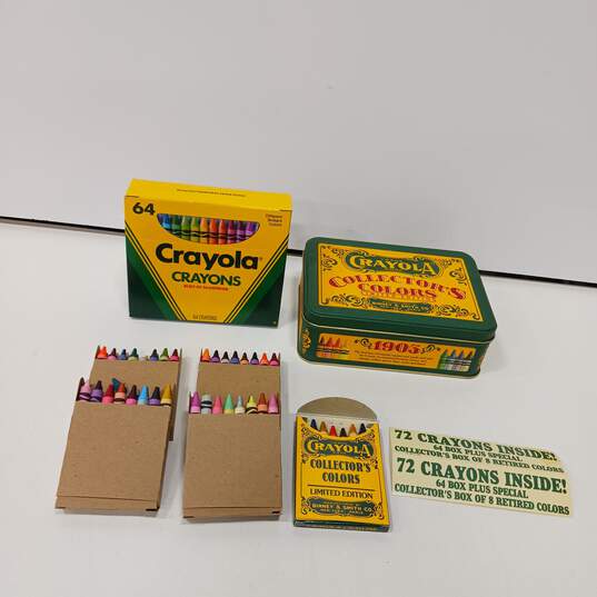 Crayola Collector's Colors Limited Edition Tin Box w/ Crayons image number 1