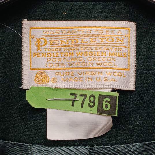 Pendleton Green Wool Suit Jacket Women's Size M image number 3