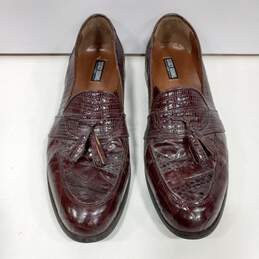 Men's Stacy Adams Santana II Genuine Leather Slip On Loafers Size 11.5