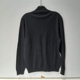 Jos A. Bank Men's Black 1/4 Zip Mock Neck Sweater Size M NWT alternative image
