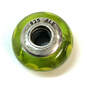 Designer Pandora 925 ALE Sterling Silver Green Murano Glass Beaded Charm image number 2
