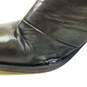 Harley Davidson Leather Button Ankle Boots Black 8 image number 7