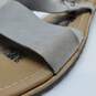 SOREL Womens Ella Sandal Gray Crisscross Ankle Strap Sandals Size 8 image number 3