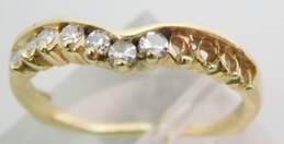 14K Yellow Gold 0.21 CTTW Diamond Ring- For Scrap Or Repair 2.1g