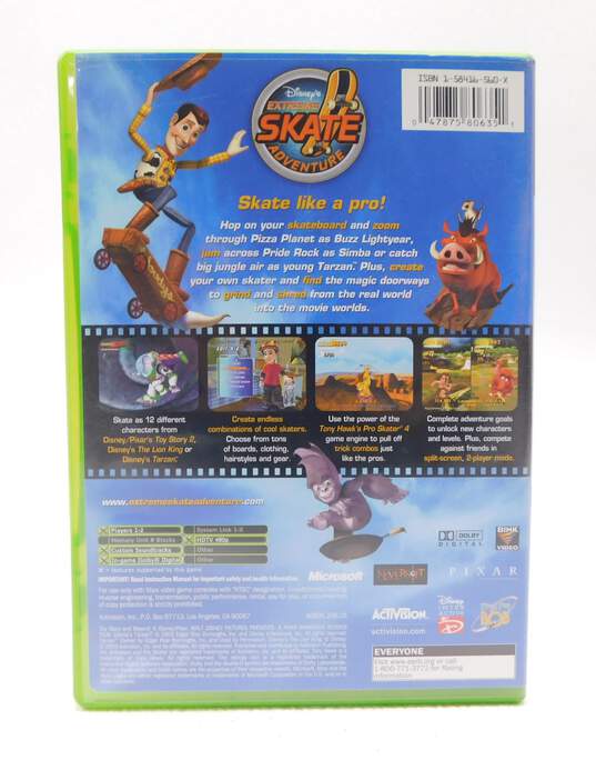 Original Xbox Disney's Extreme Skate Adventure CIB image number 3